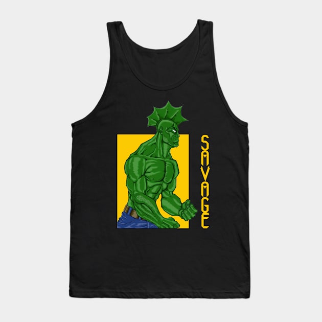 savage Tank Top by sapanaentertainment